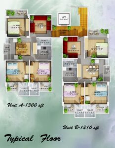 Unit A and Unit B Plan