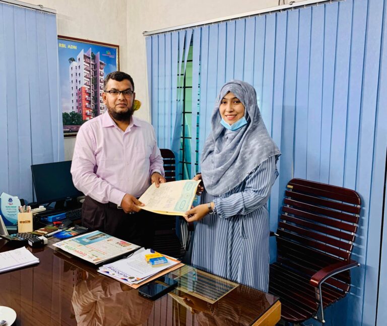 Read more about the article Handed over flat to Dr. Rubaiya Jahan